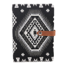 Load image into Gallery viewer, Woven Cotton Journal with Handmade Paper - Solo Afternoon