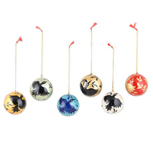 Load image into Gallery viewer, Papier Mache Holiday Ornaments from India (Set of 6) - Countdown | NOVICA