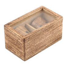 Load image into Gallery viewer, Teak Wood Cup and Ball Game for Two - Cup Bearer | NOVICA