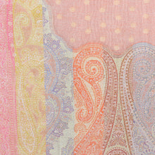 Load image into Gallery viewer, Wool Shawl with Paisley Pattern Woven in India - Garden of Paisley