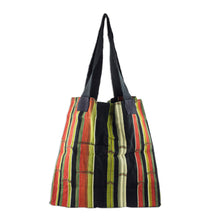 Load image into Gallery viewer, Cotton shoulder bag - Carnelian Forest | NOVICA