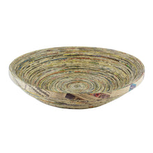 Load image into Gallery viewer, Unique Modern Paper Recycled Bowl Centerpiece - Endless Story | NOVICA