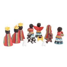 Load image into Gallery viewer, Christianity Ceramic Nativity Scene Sculpture (Set of 12) - San Juan Comalapa | NOVICA