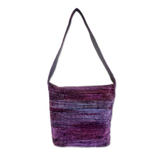 Load image into Gallery viewer, Guatemala Handwoven Shoulder Bag - Purple Magic | NOVICA