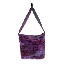 Load image into Gallery viewer, Guatemala Handwoven Shoulder Bag - Purple Magic | NOVICA