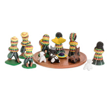 Load image into Gallery viewer, Ceramic Nativity Scene Sculpture (Set of 13) - San Juan Nativity | NOVICA
