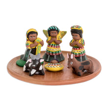 Load image into Gallery viewer, Ceramic Nativity Scene Sculpture (Set of 13) - San Juan Nativity | NOVICA