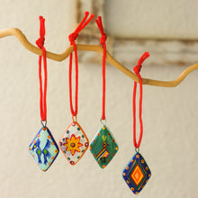 Load image into Gallery viewer, Handmade Ceramic Christmas Ornaments (Set of 6) - Festive Guatemala | NOVICA