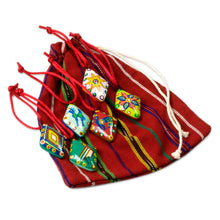 Load image into Gallery viewer, Handmade Ceramic Christmas Ornaments (Set of 6) - Festive Guatemala | NOVICA