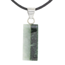 Load image into Gallery viewer, Artisan Crafted Cotton Cord Jade Pendant Necklace - Life | NOVICA