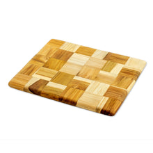 Load image into Gallery viewer, Wood Mosaic Cutting Board - Puzzle | NOVICA