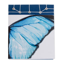 Load image into Gallery viewer, Butterfly-Themed Paper Journal from Costa Rica (5.5 inch) - Morpheus Wing | NOVICA