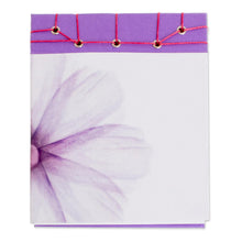 Load image into Gallery viewer, Lavender-Themed Paper Journal from Costa Rica (5.5 inch) - Lavender | NOVICA