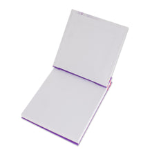 Load image into Gallery viewer, Lavender-Themed Paper Journal from Costa Rica (5.5 inch) - Lavender | NOVICA