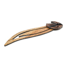 Load image into Gallery viewer, Toucan-Themed Teak Wood Bookmark from Costa Rica - Toucan Reader | NOVICA