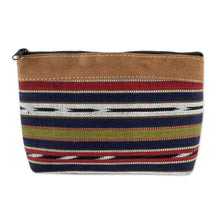 Load image into Gallery viewer, All Cotton Multicolored Cosmetic Bag - Antigua Lands | NOVICA