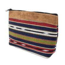 Load image into Gallery viewer, All Cotton Multicolored Cosmetic Bag - Antigua Lands | NOVICA