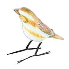 Load image into Gallery viewer, Guatemala Handcrafted Ceramic Rustic Bunting Bird Figurine - Rustic Bunting | NOVICA