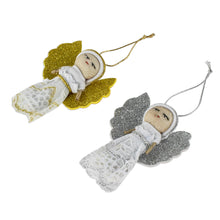 Load image into Gallery viewer, Handmade Angel Ornaments from Guatemala (Set of 6) - Lacy Angels | NOVICA