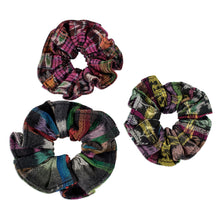 Load image into Gallery viewer, Artisan Crafted Cotton Scrunchies (Set of 3) - Tradition | NOVICA