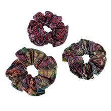 Load image into Gallery viewer, Artisan Crafted Cotton Scrunchies (Set of 3) - Tradition | NOVICA
