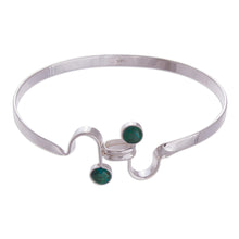 Load image into Gallery viewer, Chrysocolla Bangle Bracelet - Law of Attraction | NOVICA