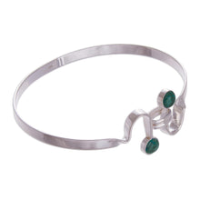 Load image into Gallery viewer, Chrysocolla Bangle Bracelet - Law of Attraction | NOVICA