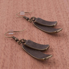 Load image into Gallery viewer, Dangle earrings - Bronze Goddess | NOVICA