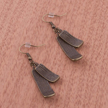 Load image into Gallery viewer, Dangle earrings - Bronze Goddess | NOVICA