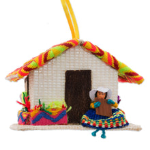 Load image into Gallery viewer, Peru Handmade Christmas Tree Ornament Se - Andean Houses | NOVICA