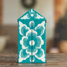 Load image into Gallery viewer, Ceramic Retablo Folk Art Religious Retablo Handmade in Peru - Christmas in Quinua | NOVICA