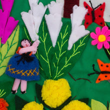 Load image into Gallery viewer, Applique Wall Hanging Andean Folk Art - A Spring Day | NOVICA