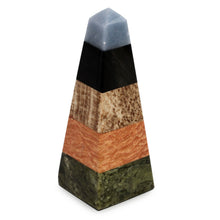 Load image into Gallery viewer, Onyx Jasper and Serpentine Obelisk Sculpture from Peru - Peruvian Prosperity | NOVICA
