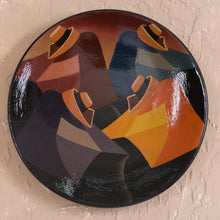 Load image into Gallery viewer, Ceramic plate - Four Hats | NOVICA