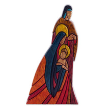 Load image into Gallery viewer, Unique Christianity Religious Wood Sculpture - Sacred Family | NOVICA