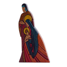 Load image into Gallery viewer, Unique Christianity Religious Wood Sculpture - Sacred Family | NOVICA