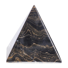 Load image into Gallery viewer, Natural Gemstone Pyramid Stromatolite Fossil Sculpture - Life's Essence | NOVICA