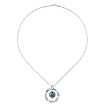Load image into Gallery viewer, Fair Trade Peruvian Black Pearl and Sterling Silver Necklace - Dark Aura | NOVICA