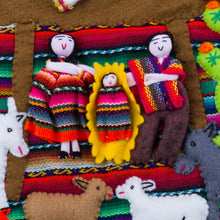 Load image into Gallery viewer, Handcrafted Andean Christmas Tree Applique Wall Hanging - Andean Christmas Tree | NOVICA