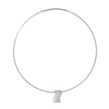 Load image into Gallery viewer, Wavy Sterling Silver Pendant Necklace from Peru - Simple Wave | NOVICA