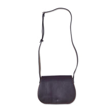 Load image into Gallery viewer, Handcrafted Leather Sling in Espresso from Peru - Stylish Espresso | NOVICA