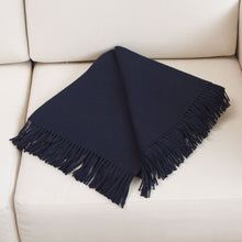 Load image into Gallery viewer, 100% Baby Alpaca Throw Blanket in Solid Midnight from Peru - Blissful Dream in Midnight | NOVICA