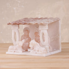 Load image into Gallery viewer, 4 Inch Handmade Huamanga Stone Nativity Scene from Peru - Born Unto You | NOVICA