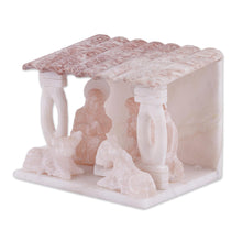 Load image into Gallery viewer, 4 Inch Handmade Huamanga Stone Nativity Scene from Peru - Born Unto You | NOVICA