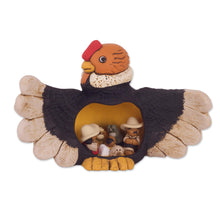 Load image into Gallery viewer, Condor Theme Andean Christmas Nativity Scene in Ceramic - Condor Christmas | NOVICA