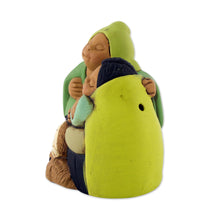 Load image into Gallery viewer, Petite Andean Christmas Nativity Scene in Ceramic - Holy Family in Peru | NOVICA