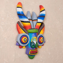 Load image into Gallery viewer, Handcrafted Ceramic Mask - Rainbow Dragon | NOVICA