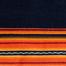 Load image into Gallery viewer, Handwoven Alpaca Blend Throw in Midnight and Sunrise - Inca Comfort | NOVICA