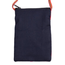 Load image into Gallery viewer, Handcrafted Arpillera Cotton Blend Cell Phone Bag from Peru - Mama of the Andes | NOVICA