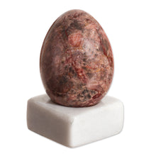 Load image into Gallery viewer, Egg-Shaped Jasper Gemstone Figurine from Peru - Cute Egg | NOVICA